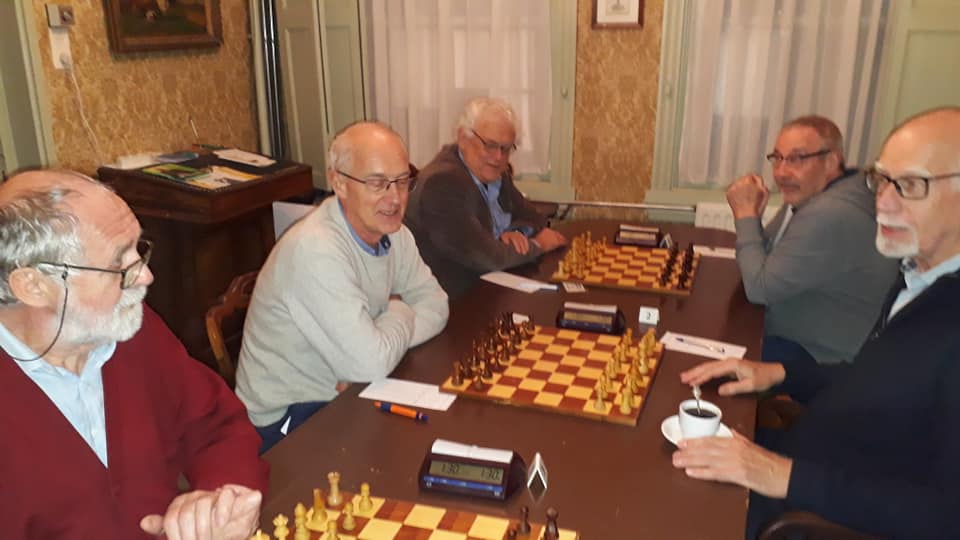 Pieter Sandijck (r), daarnaast John van Waardenberg. 05-02-2019 (Foto: Pearl Uyttenhove)